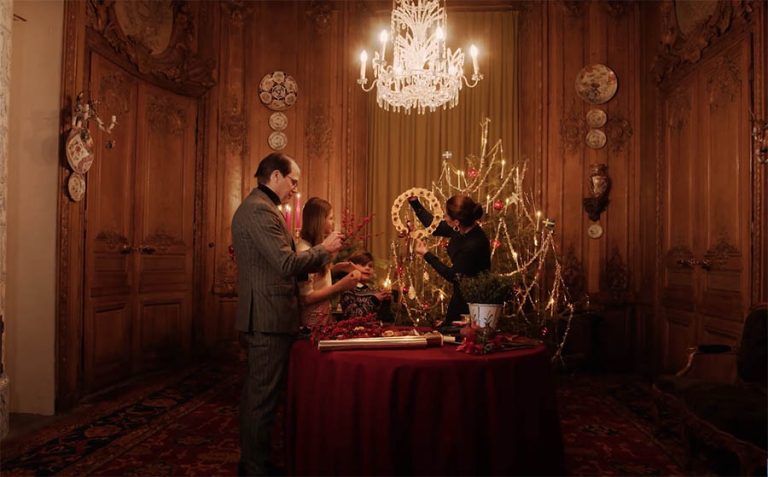 Estelles och Oscars fina julhälsning från slottet