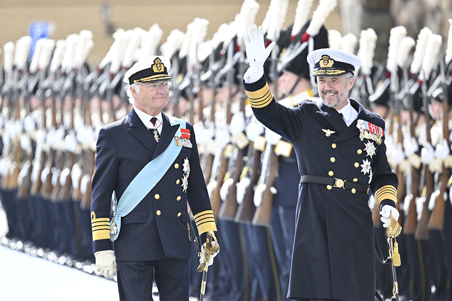 Bild-Extra: Här välkomnas kung Frederik och Mary till Sverige
