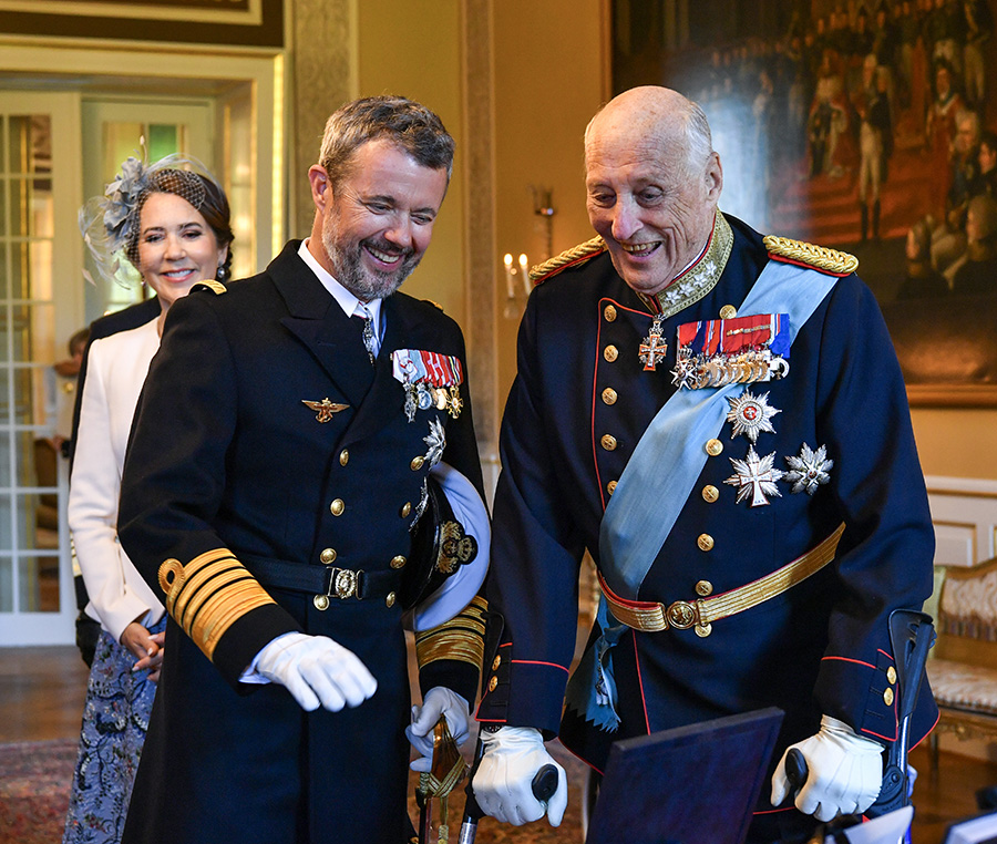 Bild-Extra: Här hyllas kung Frederik och Mary i Norge