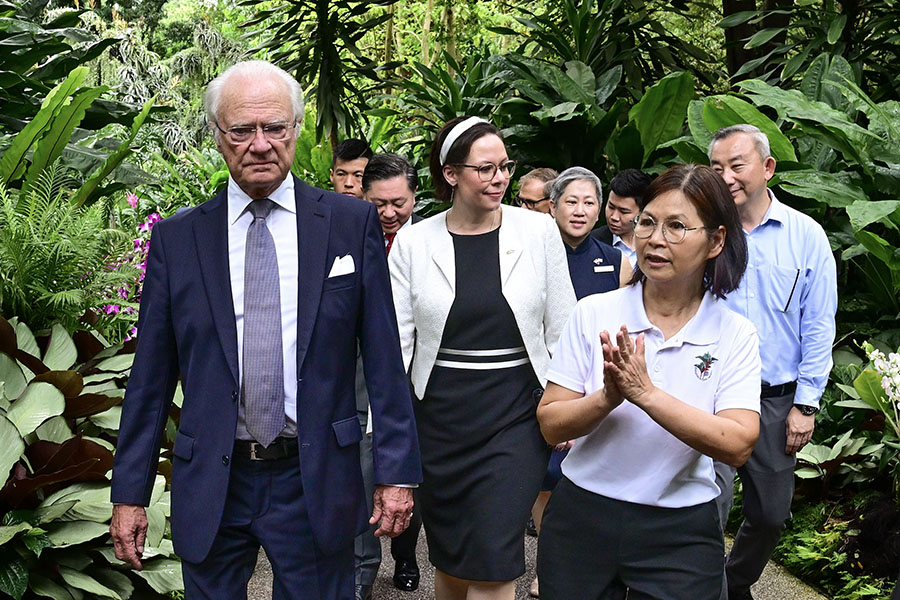 Kungens ilska och irritation under statsbesöket i Singapore