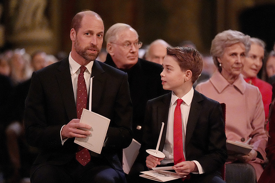 Efter skräckåret: Här firar Kate jul med William och barnen