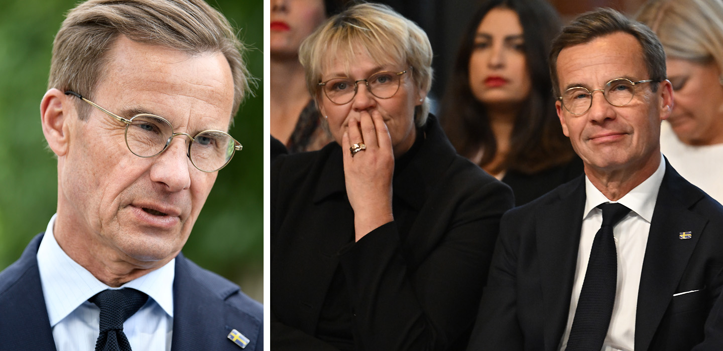 Ulf Kristersson och hustrun Birgitta Ed bryter upp