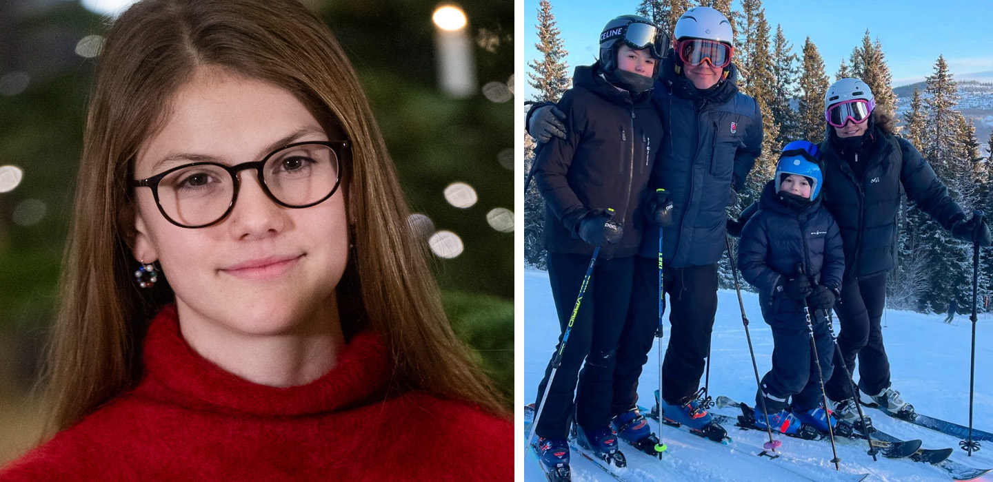 Prinsessan Estelles nya bild väcker reaktioner utomlands