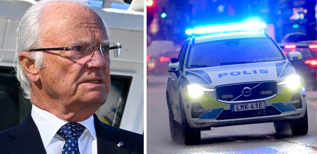 Kungens vakt i hj&auml;lteinsats vid slottet &ndash; nattligt drama