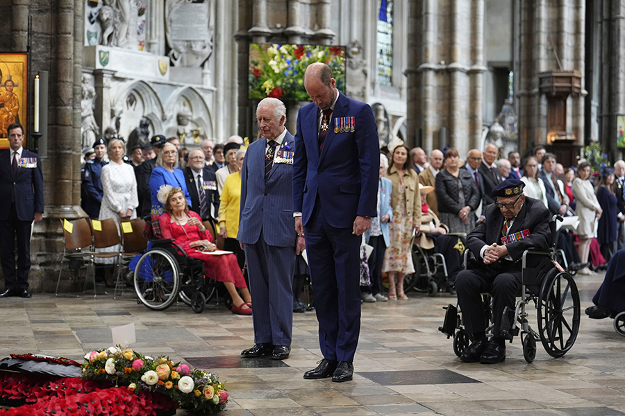 Prins William och Kate hedrade hjältarna i kriget