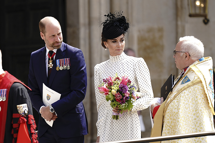 Prins William och Kate hedrade hjältarna i kriget