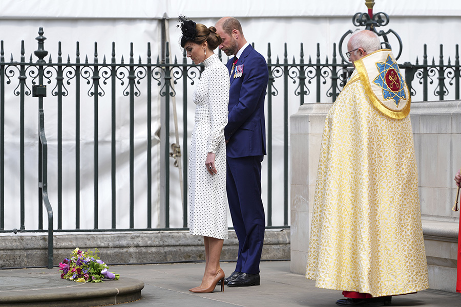 Prins William och Kate hedrade hjältarna i kriget