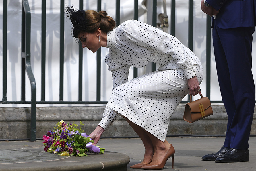 Prins William och Kate hedrade hjältarna i kriget