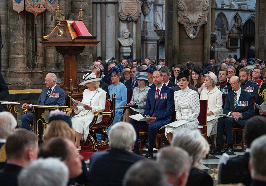 Prins William och Kate hedrade hjältarna i kriget