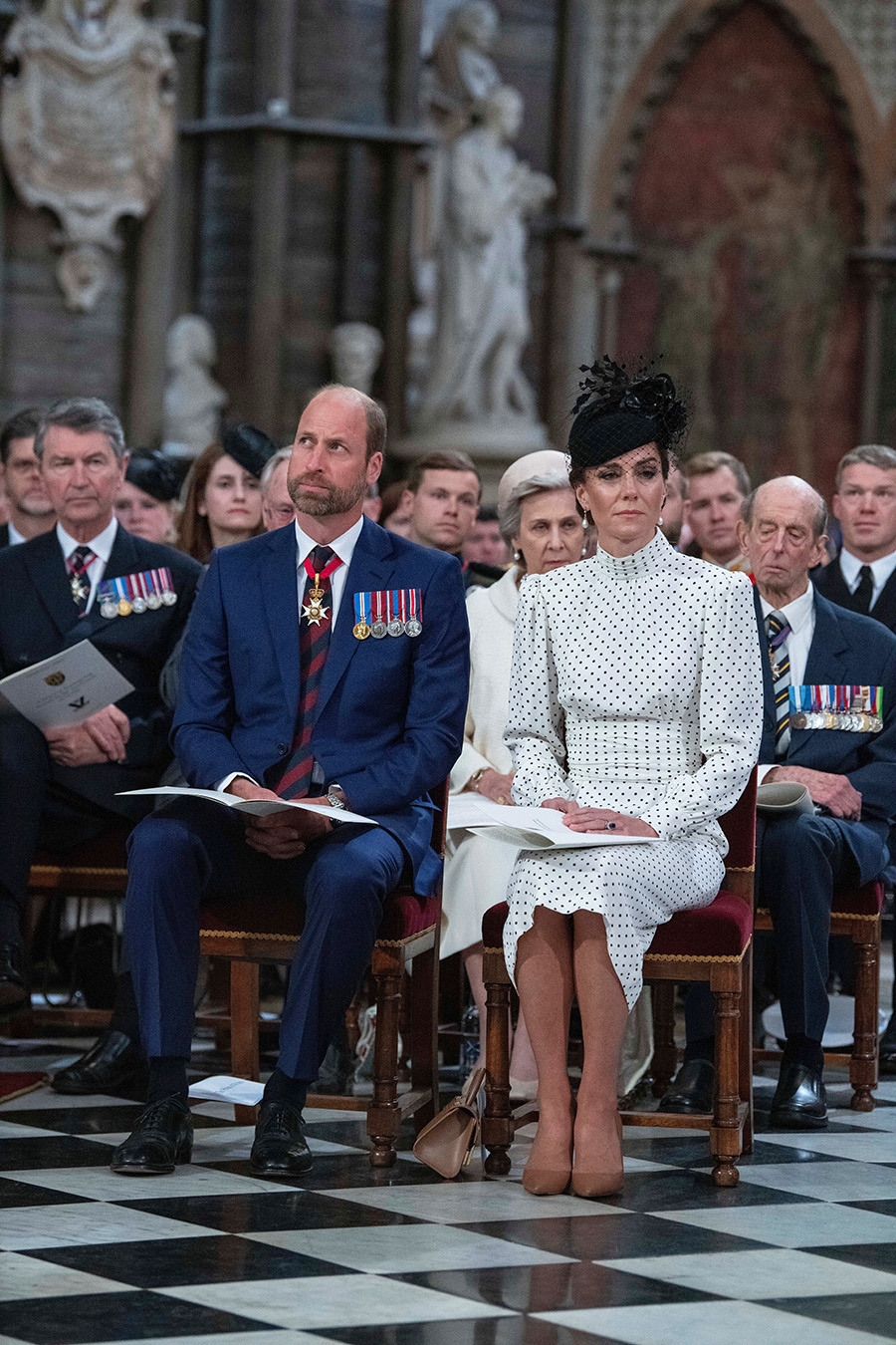 Prins William och Kate hedrade hjältarna i kriget