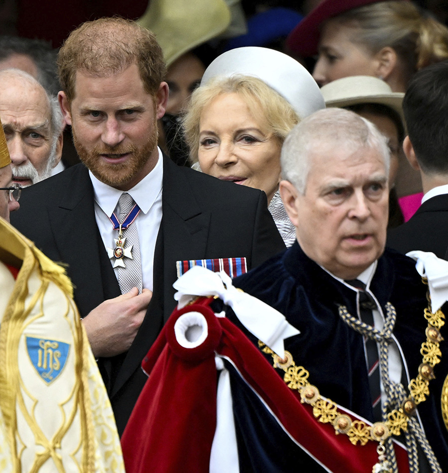 Prins Harry slog ner sin farbror – blodigt bråk med Andrew