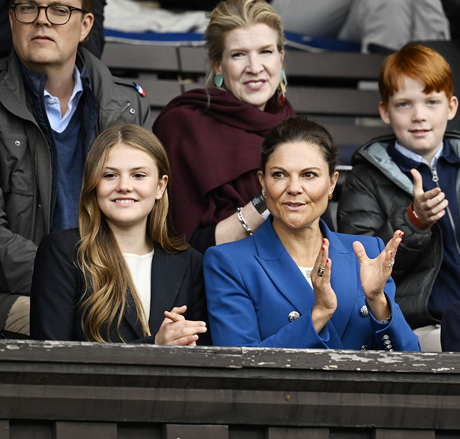 Prinsessan Estelles härliga dag med mamma Victoria