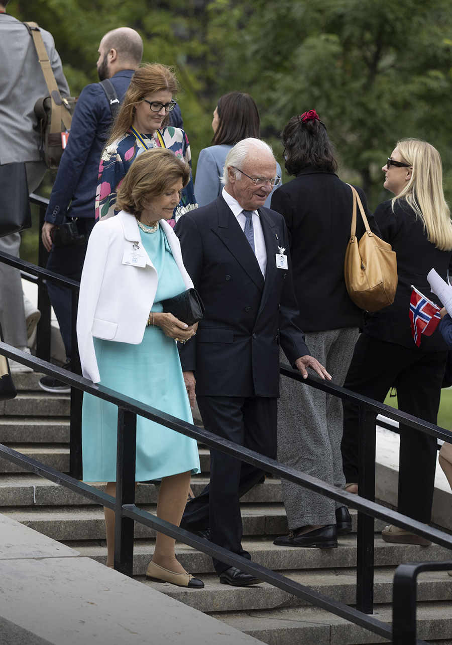 Bild-Extra: Här strålar drottning Silvia med kungen i New York