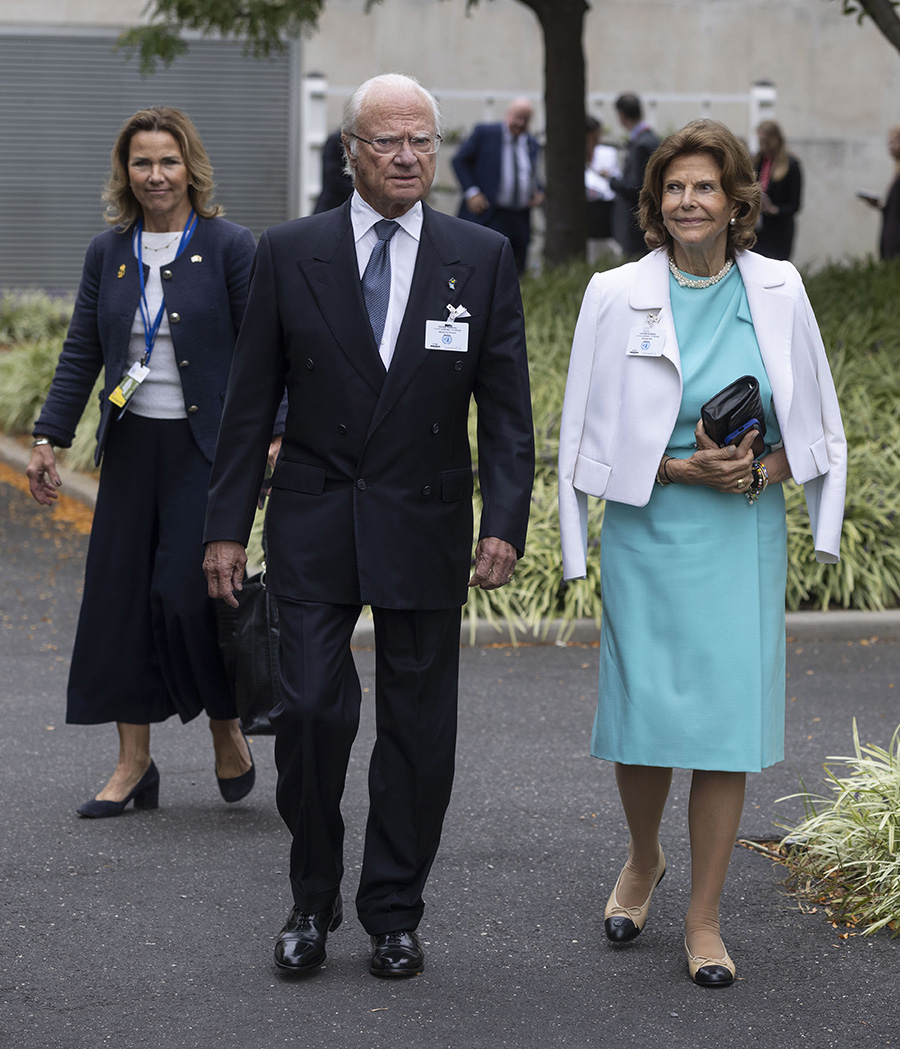 Bild-Extra: Här strålar drottning Silvia med kungen i New York