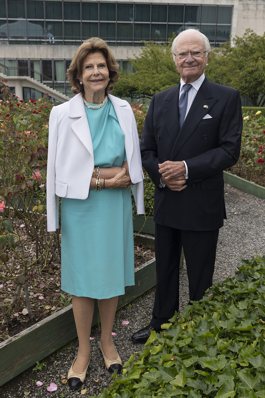 Bild-Extra: Här strålar drottning Silvia med kungen i New York