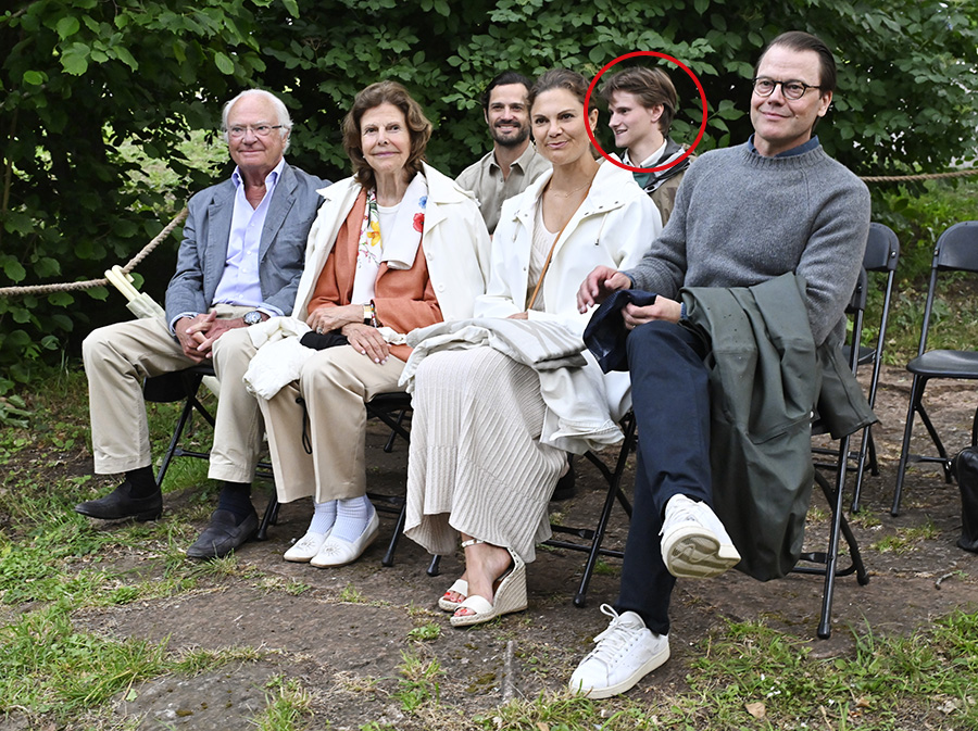 Hemliga sonen som bor med Silvia på Drottningholms slott