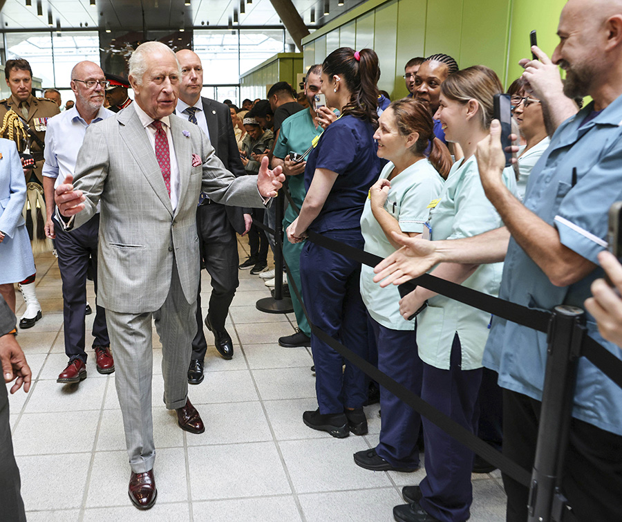 Kung Charles gripande samtal med cancerpatienten – rörande!