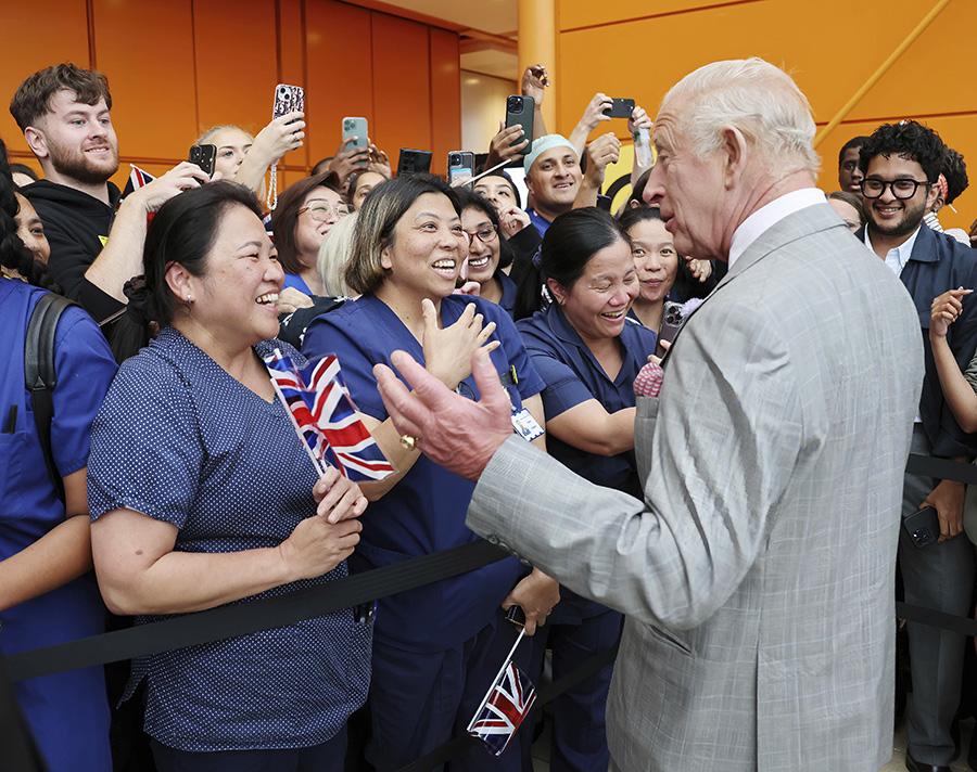 Kung Charles gripande samtal med cancerpatienten – rörande!