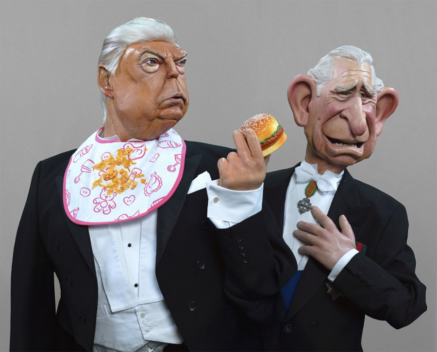 Skräckbilderna på prins Harry och Meghan – ser vanställda ut!