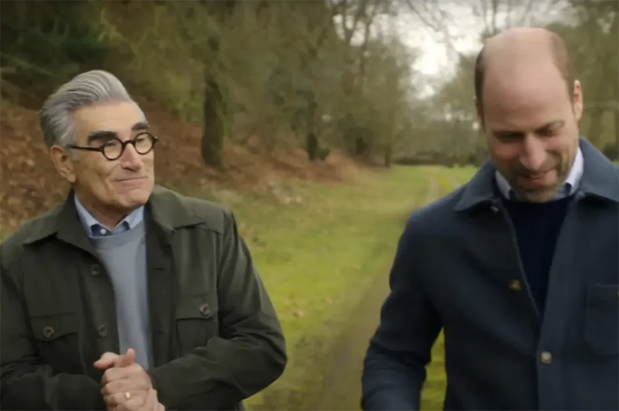 Prins Williams fylleskämt med stjärnan fångat på film