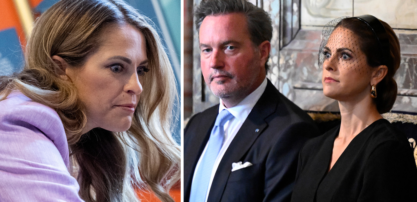 Madeleine och Chris lämnar Sverige – nya bilderna avslöjar