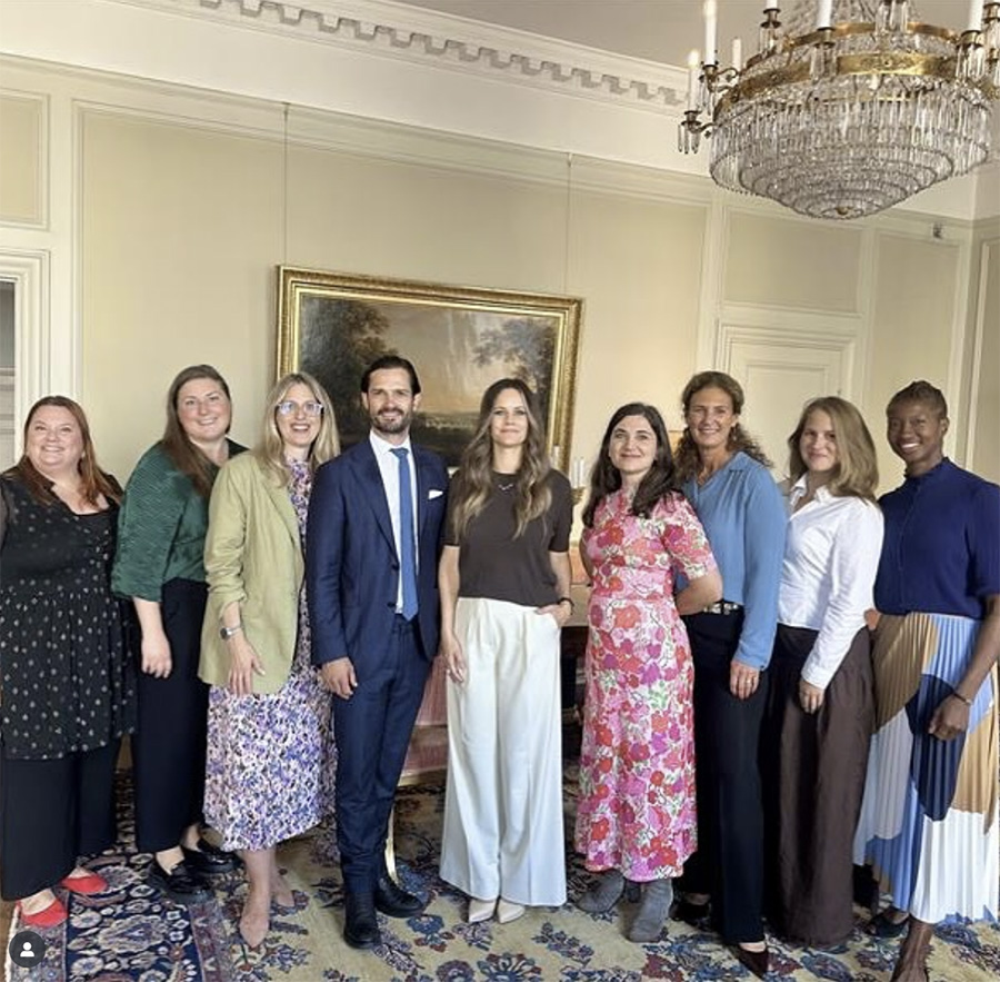 Sofias plötsliga comeback med Carl Philip på Slottsbacken