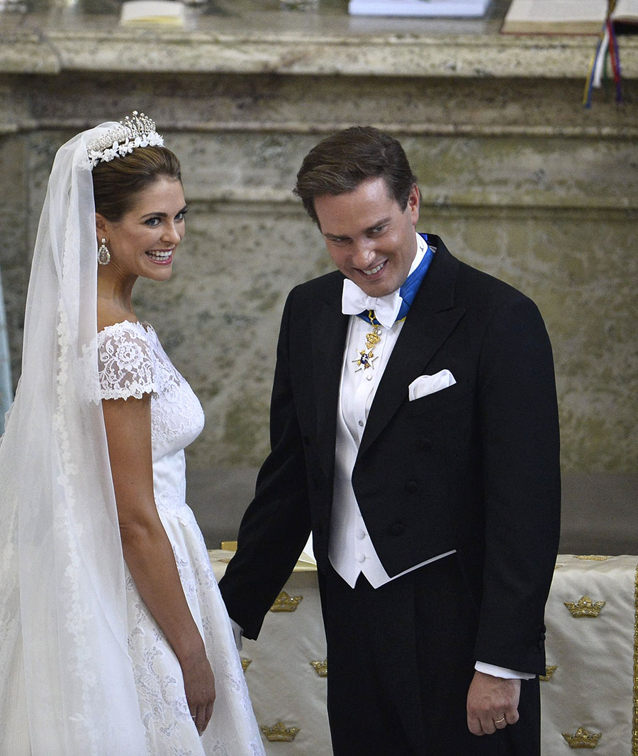 Avslöjat: Chris drack alkohol innan vigseln med Madeleine