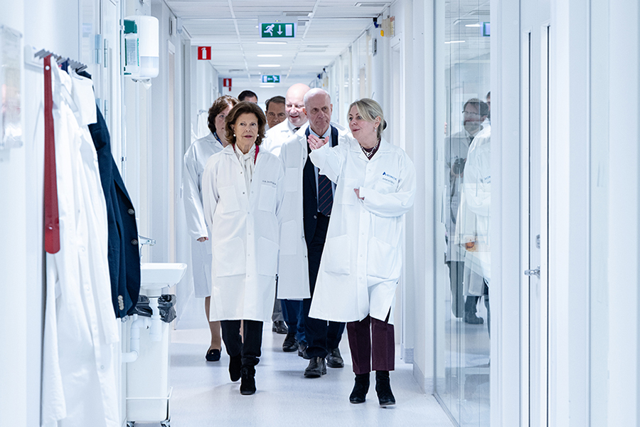 Silvia i möte med läkare om sjukdomen – läget allvarligt