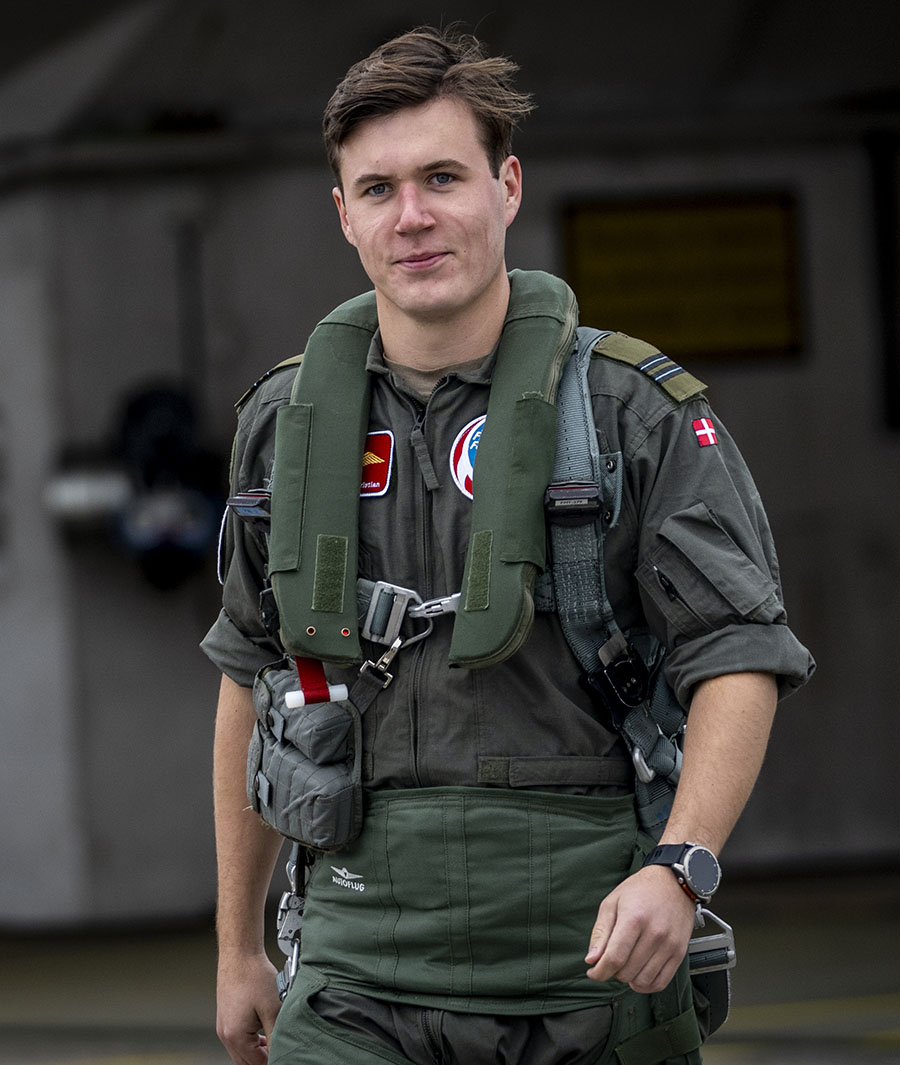 Kronprins Christian i stridsplan – blev Maverick för en dag