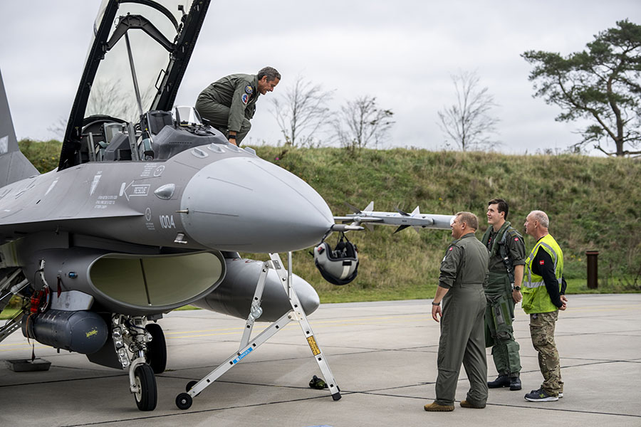 Kronprins Christian i stridsplan – blev Maverick för en dag