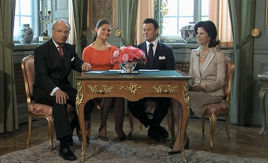 Victoria i tårar efter kungens middagsbråk med prins Daniel