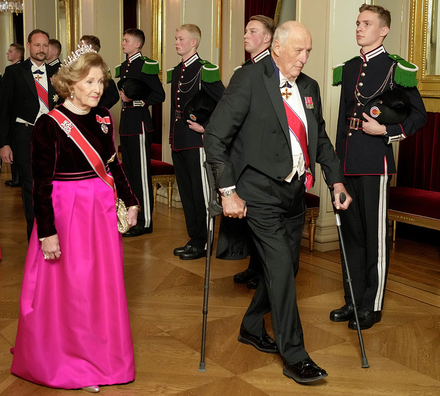 Mette-Marit trotsar sjukdomen – Haakons fina stöd på festen