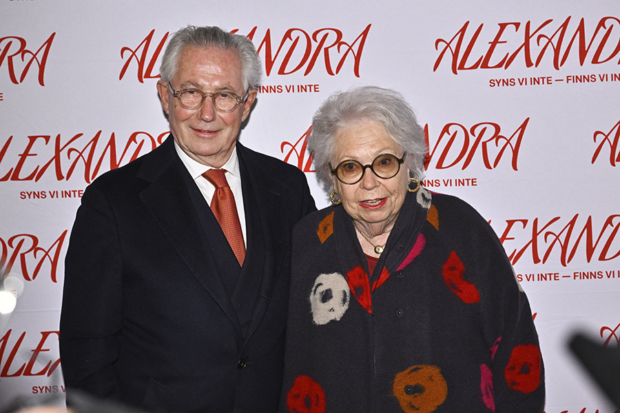 Operacja kolana + Christina na premierze filmu o Alexandrze von Hofsten