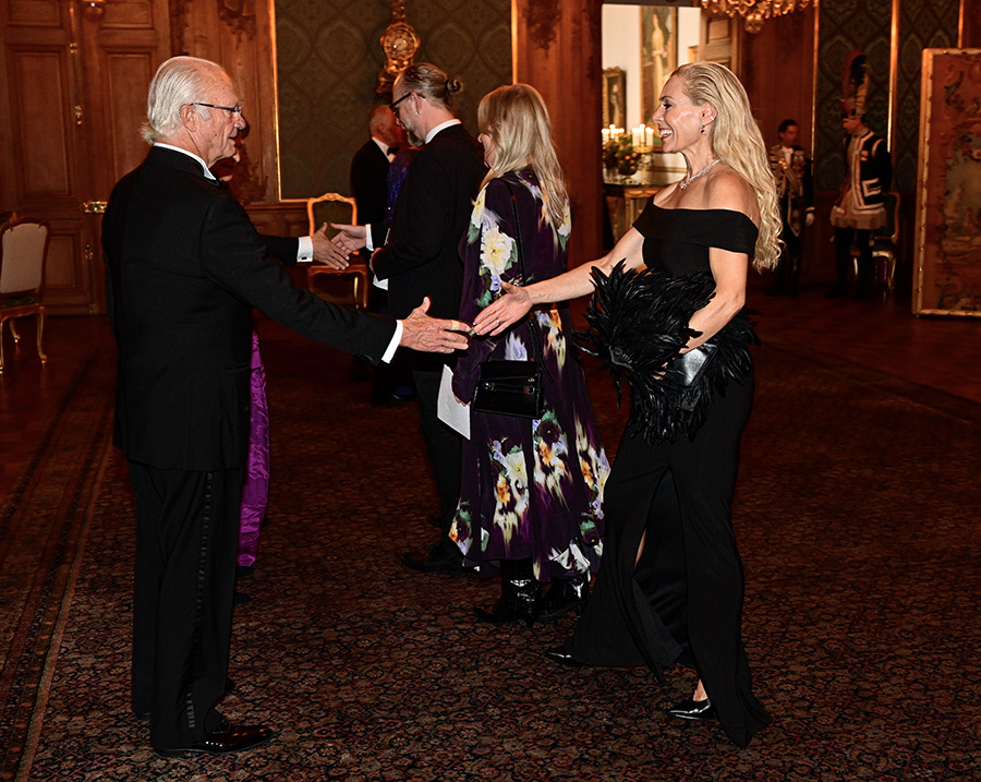 Silvia och Carl Philip på fest med Gunde Svan – se bilderna!