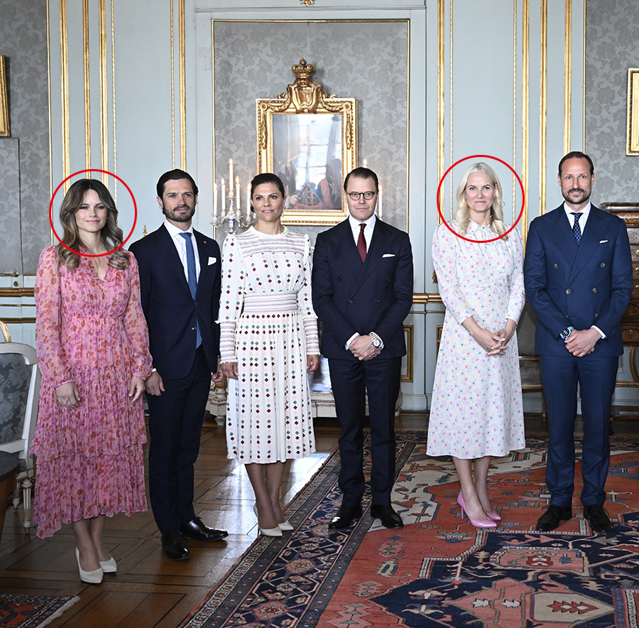 Chocken: Silvia välkomnade Epsteins vän på Childhoods fest