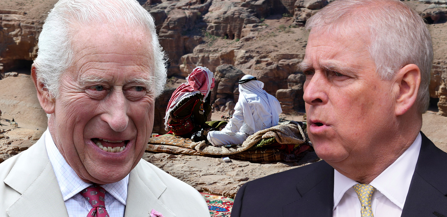 Skandaliserade Andrew flyr till öknen efter hatet i England