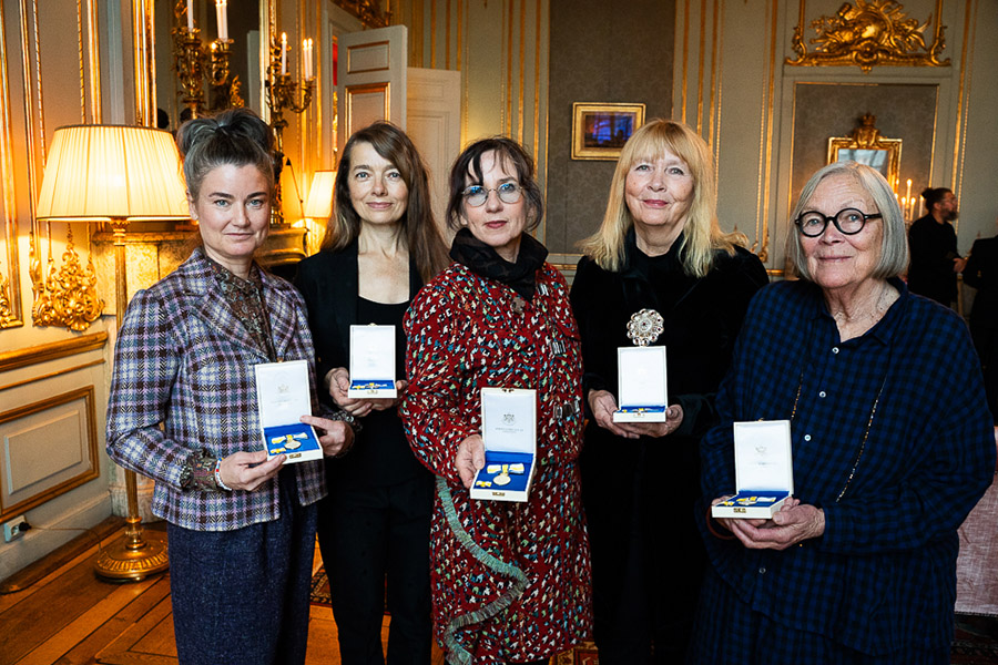 Kungen hedrade konstn&auml;rerna &ndash; varm ceremoni p&aring; slottet