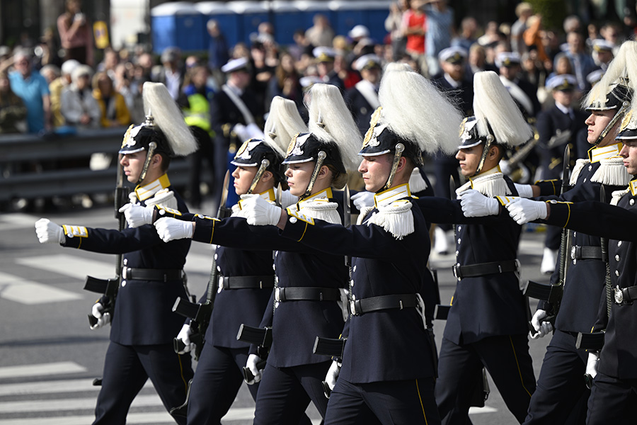 Kungens vakt i hj&auml;lteinsats vid slottet &ndash; nattligt drama