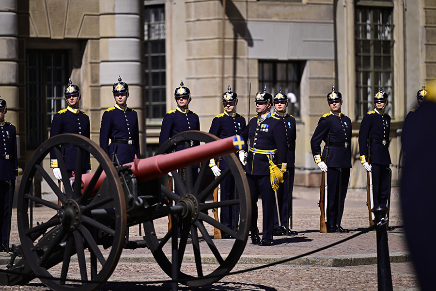 Kungens vakt i hj&auml;lteinsats vid slottet &ndash; nattligt drama