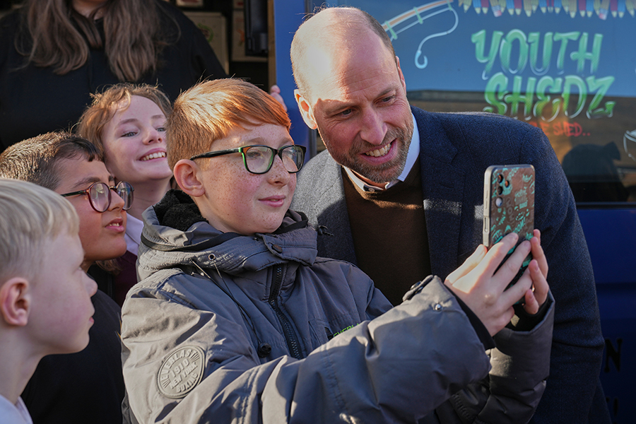 Tårar när prins William mötte barnen – oväntade dramat