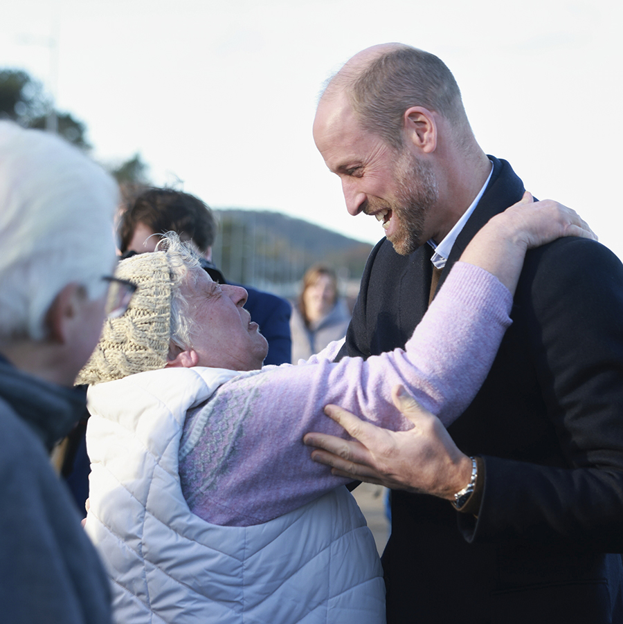 Tårar när prins William mötte barnen – oväntade dramat