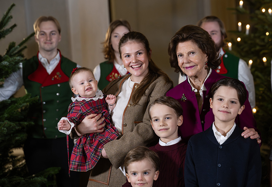 H&auml;r sm&auml;lter Silvia &ndash; gripande m&ouml;tet med barnbarnen ber&ouml;r