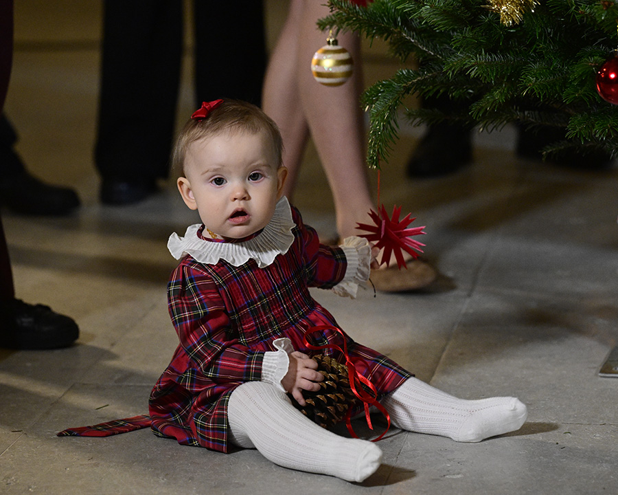 S&ouml;tchock p&aring; slottet! Estelles mysiga julstund med lilla Ines