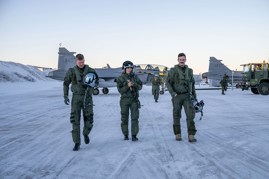 Action med Victoria – tog kommando i JAS 39 Gripen