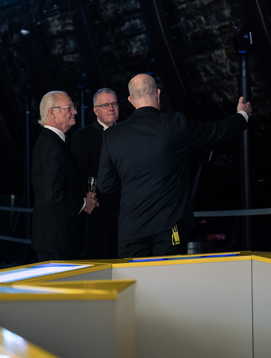 Silvias magiska afton p&aring; Vasamuseet &ndash; glittrade i svart