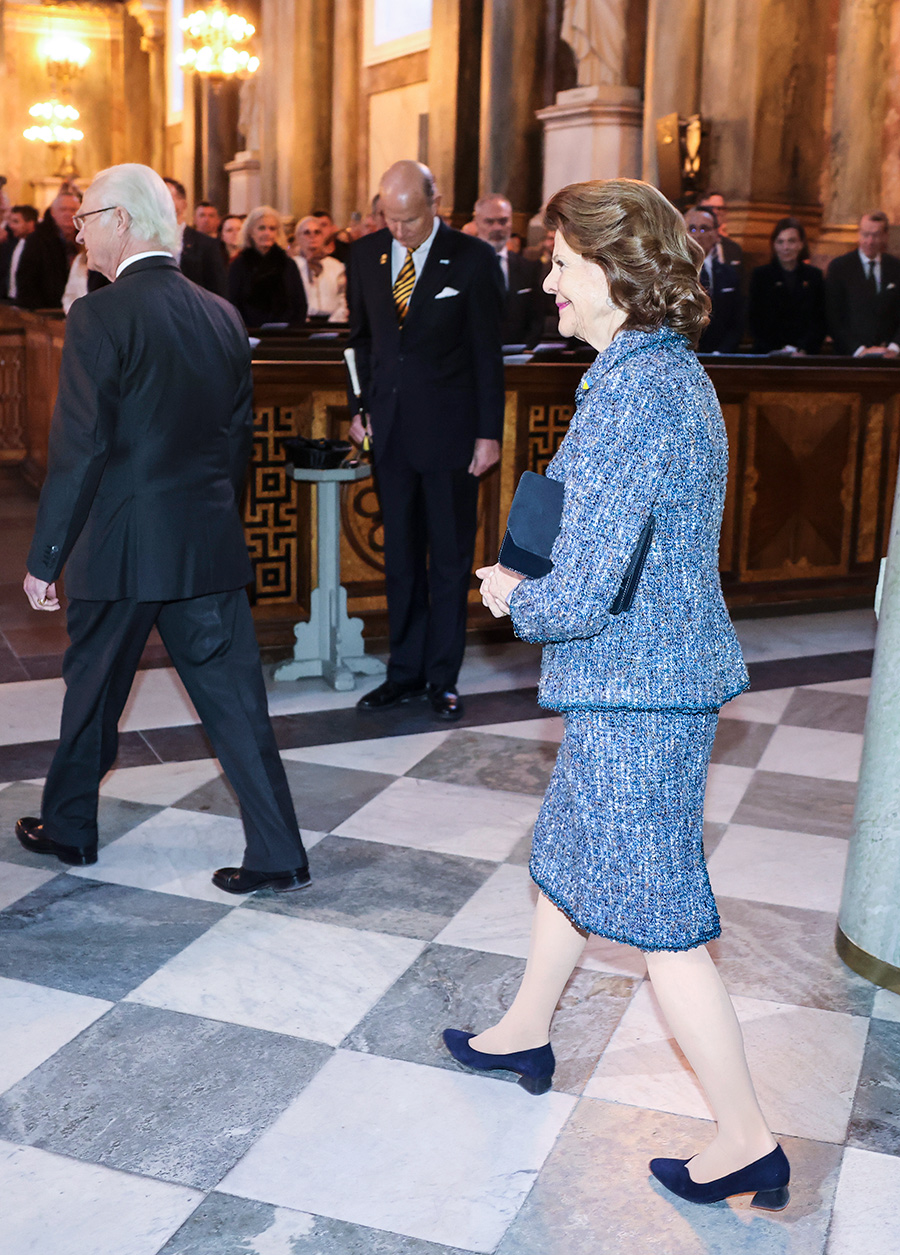 Silvias tydliga markering i kyrkan &ndash; hovet s&auml;ger inget