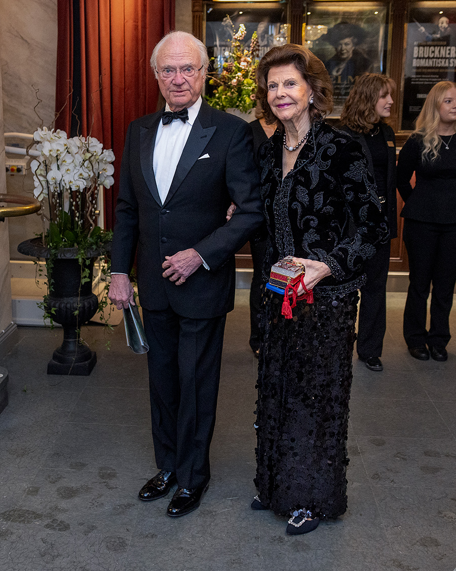 Kungens skratt n&auml;r Silvia visade sig p&aring; r&ouml;da mattan