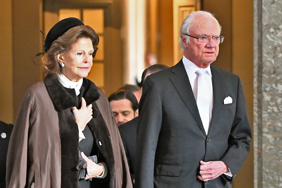 Kungaparets sorg &ndash; bilderna fr&aring;n det gripande avskedet