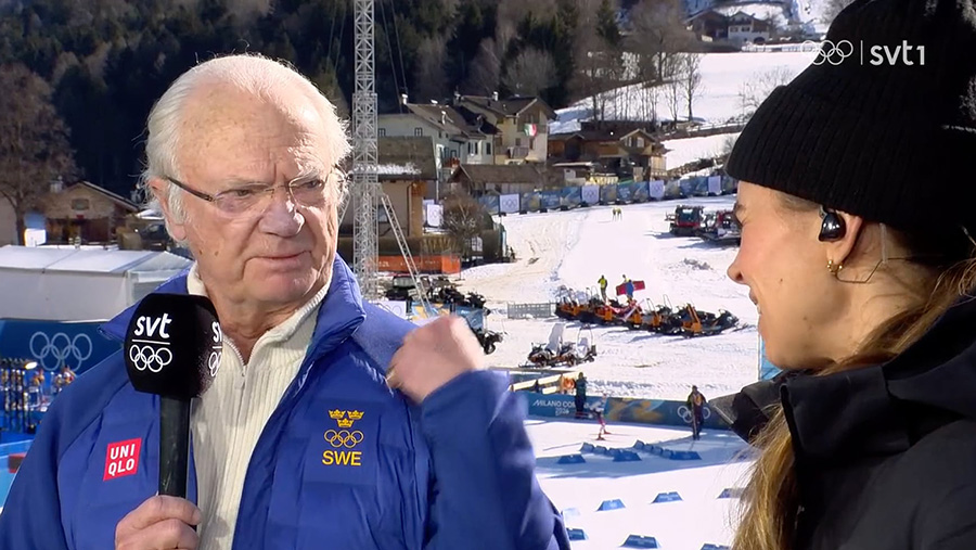 Kungen blir OS-expert i SVT &ndash; &rdquo;Jag &auml;r alltid orolig!&rdquo;