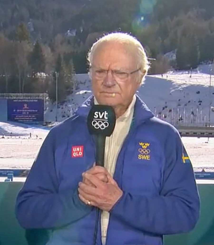 Kungen chockade i tv-studion &ndash; programledaren helt st&auml;lld